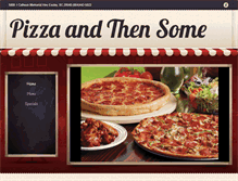 Tablet Screenshot of pizzaandthensome.net